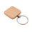 120Pcs Blank Square Wooden Keychain DIY Key Tag Gift 4
