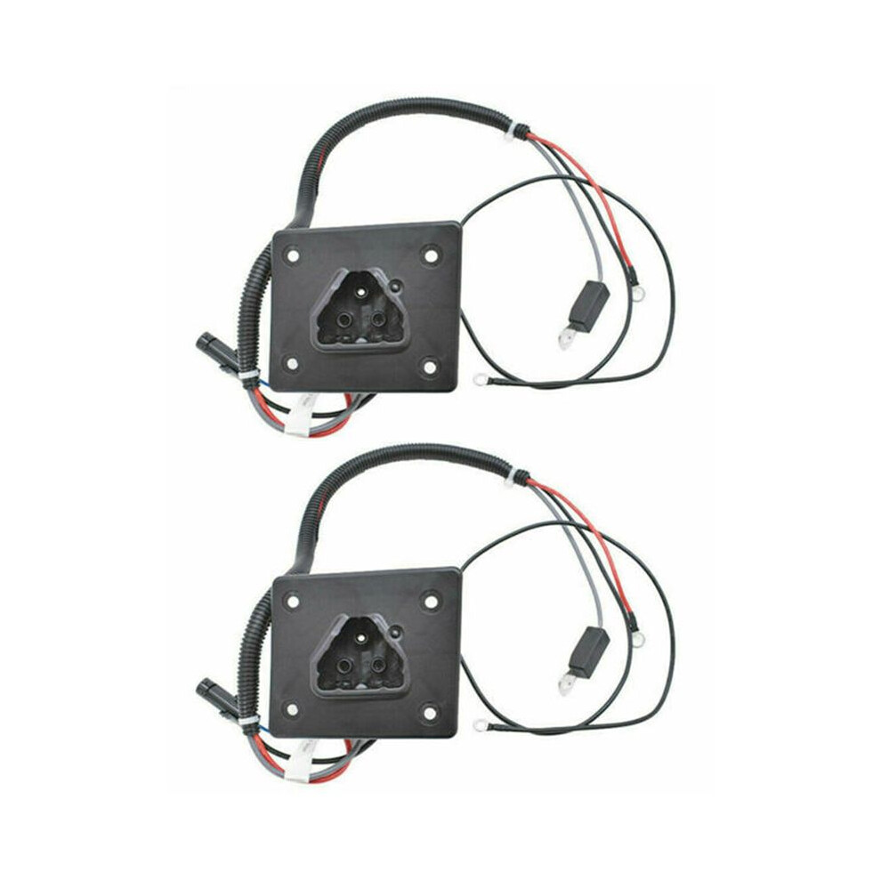 2X For Ezgo Txt / Rxv Charger Receptacle 48V Cart With Delta-Q Charger 602529 6034194467107