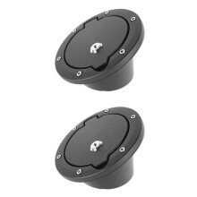 2X per   JK 07-18 Coperchio Serbatoio Benzina Benzina Auto con Serratura Tappo Serbatoio Benzina Benzina Chiusura nel Alluminio
