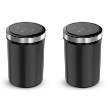 2X Vacuum Coffee Canisters with Airtight Lids 33kpa Auto Vacuum and Stop Touch Screen Storage Jar 1.6L/54oz