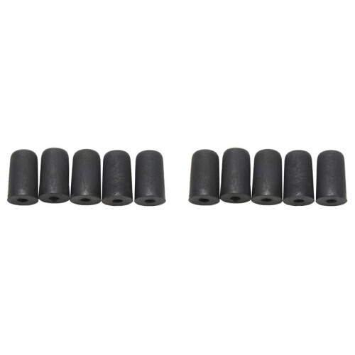10 Pcs Cello Endpin Tip Protector Rubber Cello Tail Pin Case Tip Cap Protector Non-Slip Mat