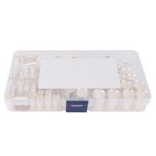 100 PièCes AWG 4 2 1 2/0 Fil Cuivre Connecteur à Sertir Embouts Non IsoléS Broche Cordon Fin Terminal Assortiment Kit