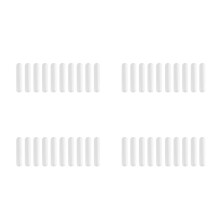 40 Pieces PTFE Magnetic Stirrer Mixer Stir Bar Laboratory Bar Stir Plate Magnet Stir Rod Magnetic (8X40mm)
