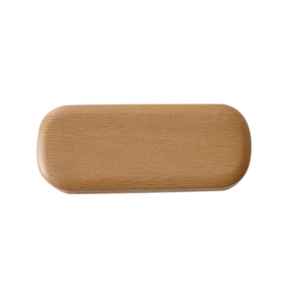 Typecat 2X Portable Glasses Case Hard Wooden Grain Spectacle Frame Box Reading Glasses Sunglasses Holder Storage Case-Light Wood