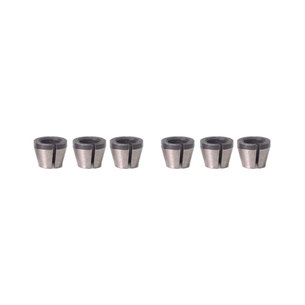 6Pcs High Precision 6Mm 6.35Mm 8Mm Router Collet Chuck Adapter For Engraving Trimming Machine 4711899798881