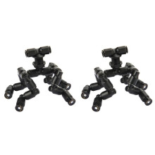 2X MIUS Reptilien Nebel Sprinkler Regenwaldtank 360 Einstellbares Aquarium Wasser Haustier Kühlung System,B