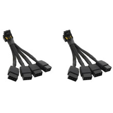 2X per GPU RTX4090 RTX4080 4X8 Pin PCI-E Un 16 Pin Cavo Di Alimentazione per Scheda Grafica Connettore 12VHPWR Cavo Un Gomito Un 90 Gradi