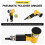 2 / 3Inch Air Sander Pneumatic Polisher Grinder Buffer Double Acting Track Polisher A 5