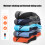 Outdoor Cold Resistance Sock Acrylic Texture-lake blue M 7