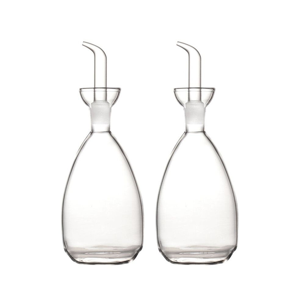 Torribaly 2X High Borosilicate Glass Oil Pot Kitchen Seasoning Bottle Soy Sauce Pot