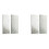 4PCS Diamond Sharpening Stone, Whetstone Honeycomb Surface Diamond Sharpener Plate with Non-Slip Base(400/1000 Grit) 1