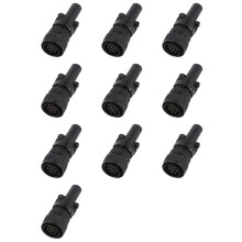 10X Welding Tool 14 Pin Aviation Socket Connector Male Plug for Miller Welding Tool Accessories Black