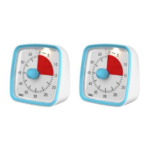 2X CronôMetro Visual com Luz Noturna, CronôMetro de Contagem Regressiva de 60 Minutos para CriançAs e Adultos, Ferramenta de Gerenciamento de Tempo