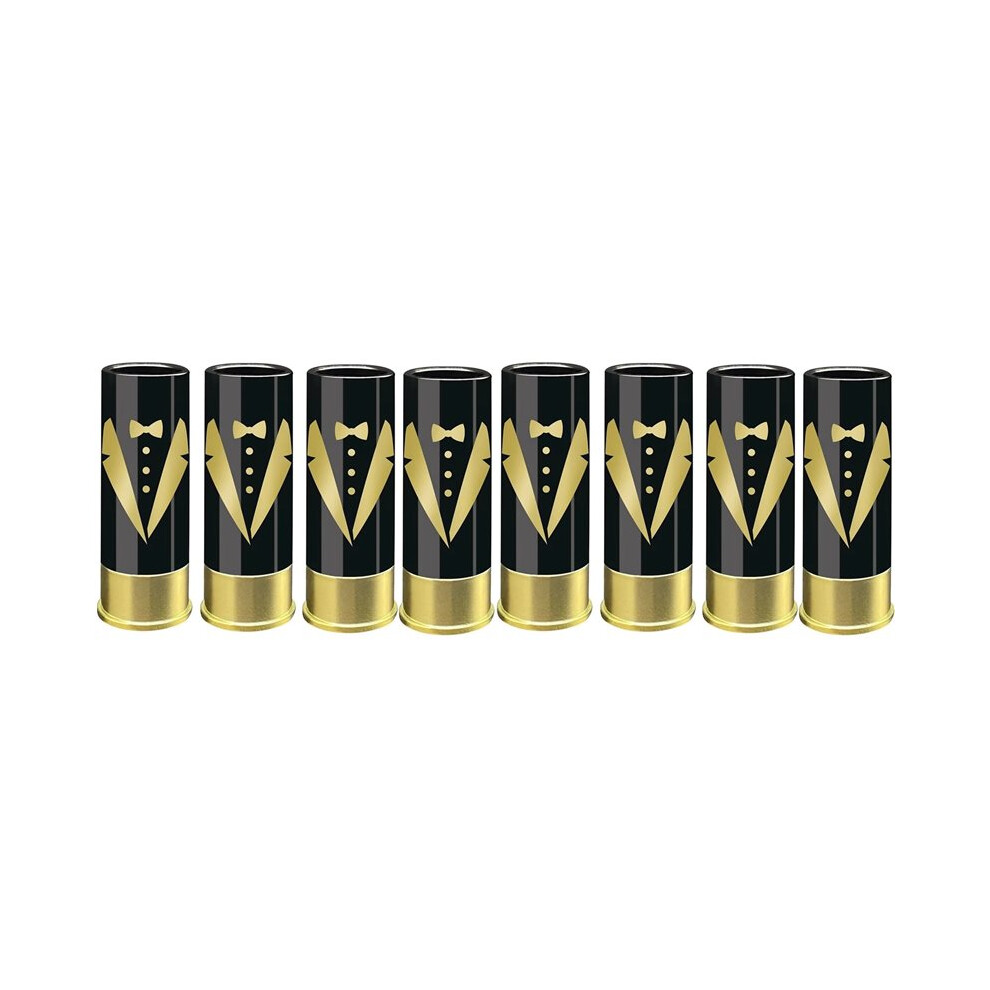 8Pcs 12 Gauge Shot Glasses Tequila Shot Glass Glasses Bulk Set Of 8 For Groomsmen 6032211553987