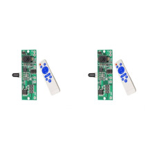 2X Circuit Imprimé D'Éclairage Solaire à Induction pour Corps Humain, Haute Puissance 3,2 V 3,7 V, Télécommande,