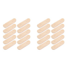 20 Piezas Piezas de Repuesto de MonopatíN de Dedo de Tablero de Madera para Patinetas de Dedo