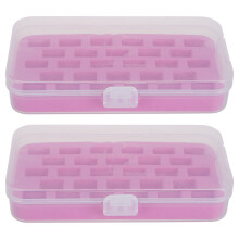 Conjunto de porta-bobinas Rosy, 2 peças, 17,5 x 10 x 3,5 cm