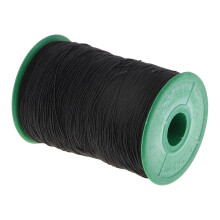 0,5 mm schwarzes Gummiband, 500 m Spule