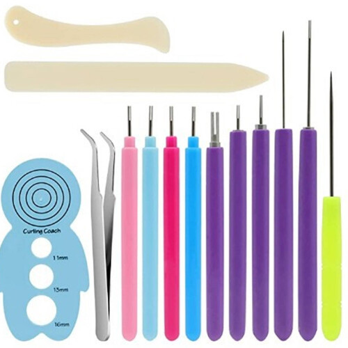 Ensemble de 16 outils de quilling en papier