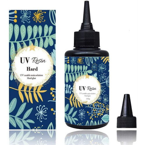 Resina UV transparente e resistente para fundição e revestimento, 500ml