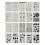Set di 20 stencil per agende e scrapbooking 1