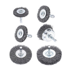 Tacar Scuab Sreinge Cruach 6 phíosa le haghaidh Druileála – Seang Heicseagánach 1/4"