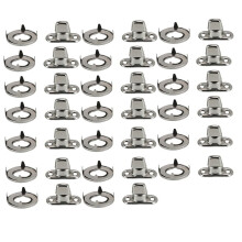 Lot de 20 attaches de toile à verrouillage par rotation de qualité marine