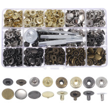 Kit de boutons-pression métalliques pour la réparation de vêtements et le bricolage