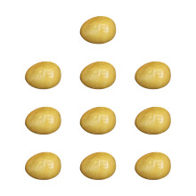 Mini-Vogeleier aus Kristallachat, 20 mm, für die Heimdekoration