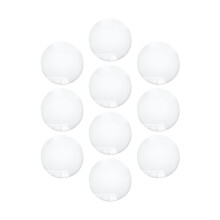 Lasikapussit kupolilaatoille 30 mm pyöreä litteä tausta 10 kpl