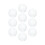 Γυάλινα πλακάκια Cabochons Dome 30mm στρογγυλά με επίπεδη επιφάνεια 10 τεμάχια 1