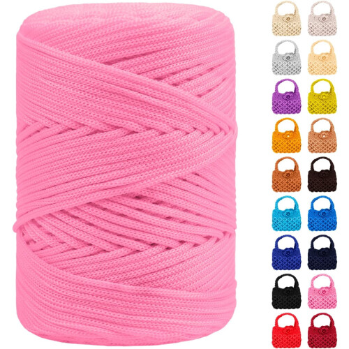 Cordon de macramé en polyester tressé, 3 mm, 185 yards.