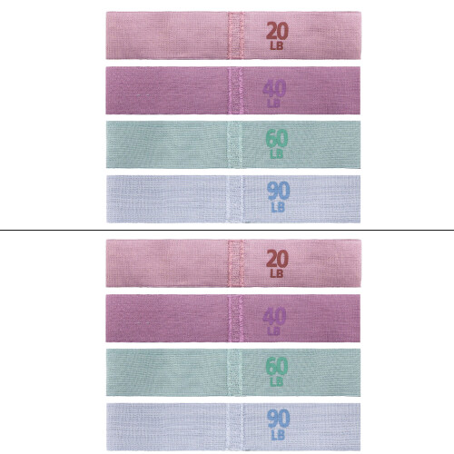 Premium Elastic Training Band Antislip Feature Multiple-4PCS 1