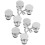 Set van 2 metalen tailleknopen voor jeans 1