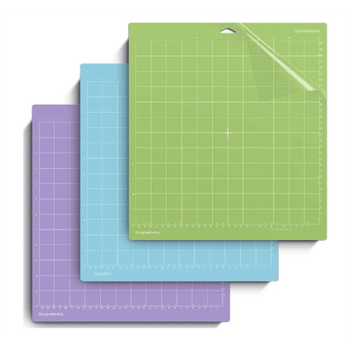 Base de corte SIMIYA para Cricut, 30,5 x 30,5 cm (12 x 12 polegadas), conjunto com 3 peças.