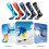Outdoor Cold Resistance Sock Acrylic Texture- Orange. black L 2