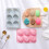 Easter Egg Mold 2 Pack Jumbo Easter Chocolate Mold Silicone Easter Egg Muffin Cupcake 3