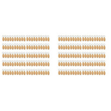 200Pcs Blank Oval Ellipse Wooden Key Chain DIY Promotion Keychain Pendant Keyring Tags Promotional Gifts