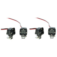 4X RC Auto LED Lichter Scheinwerfer Scheinwerfer für 1/10 RC Crawler Axial  TRX4 TRX6 SCX10 90046 Wraith RR10 MST Redcat