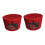 2X Hat Box Organizer Round Travel Hat Boxes Foldable Hat Storage Bag with Dustproof Lid Large Hat Storage Box D 1