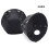 2 Pair Roller Skate Toe Caps PU Leather Skate Toe Guards for Roller Skates Toe Cap Protective Black 2