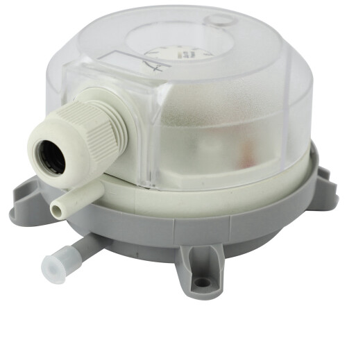 2X Pressostato Differenziale Aria 50-500Pa Interruttore Aria Micro-Pressione Regolabile 1