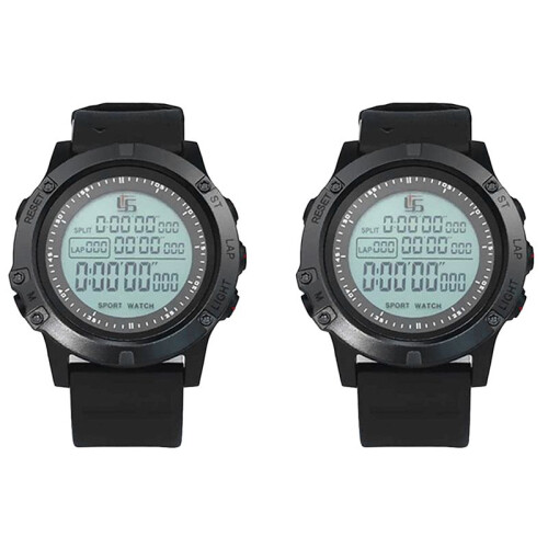 2X YS Stopwatch Digital Soccer Stop Watch Timer for Coaches 100 Lap Memory Water Resistant Countdown Stopwatch