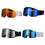 Professional Skiing Goggle Protections-White frame red colo 3