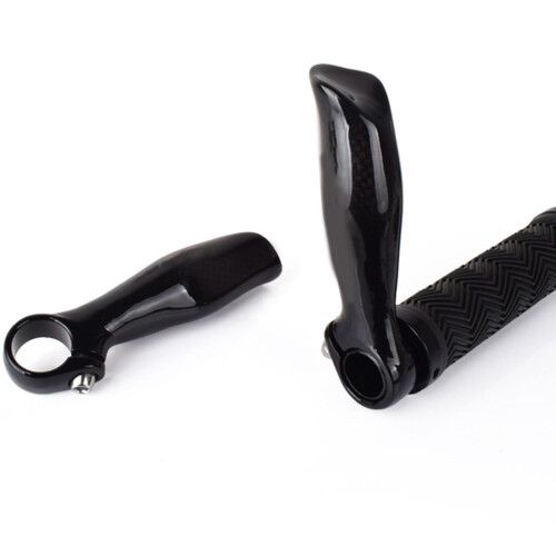 1pair Upgraded Bicycles Handlebars-Glossy carbon fiber 2