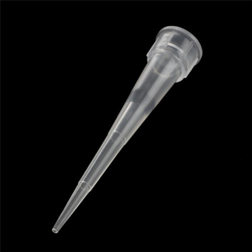 Laboratory Clear White 10UL Lab Liquid Pipette Pipettor Tips 3000 Pcs 2