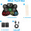 Electronic Drum Set with Built-in Speaker Portable Digital Drum Kit 10