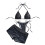 Women's 3 Piece Halter Bikini Set Polka Dots Triangle-Black S 1