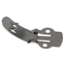 40Pcs Blank Stainless Steel Shoe Clips Clip Diy Buckles
