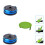 Spole til ulike Greenworks-gresstrimmere MultiColor 1